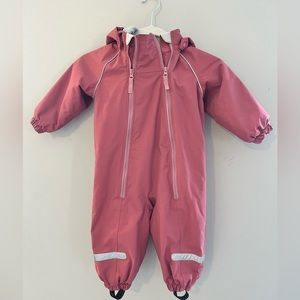 POLARN O PYRET WATERPROOF PERFORMANCE SNOWSUIT IN MAROON